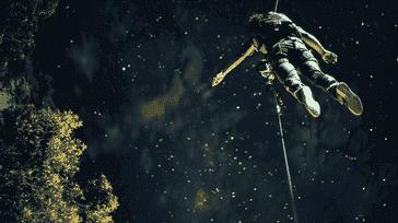Nighttime Thrills: Bungee Jumping Under the Stars
